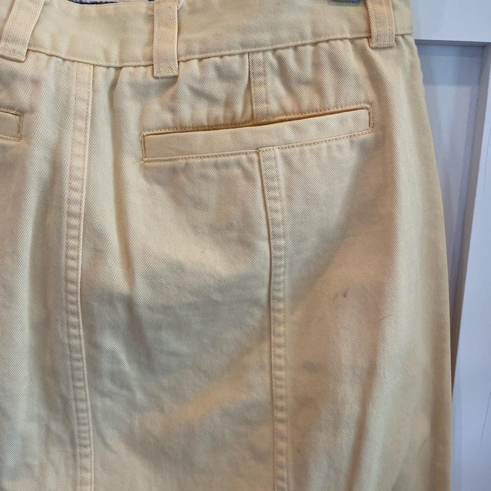 Vintage soft yellow summer skirt - Picture 10 of 13